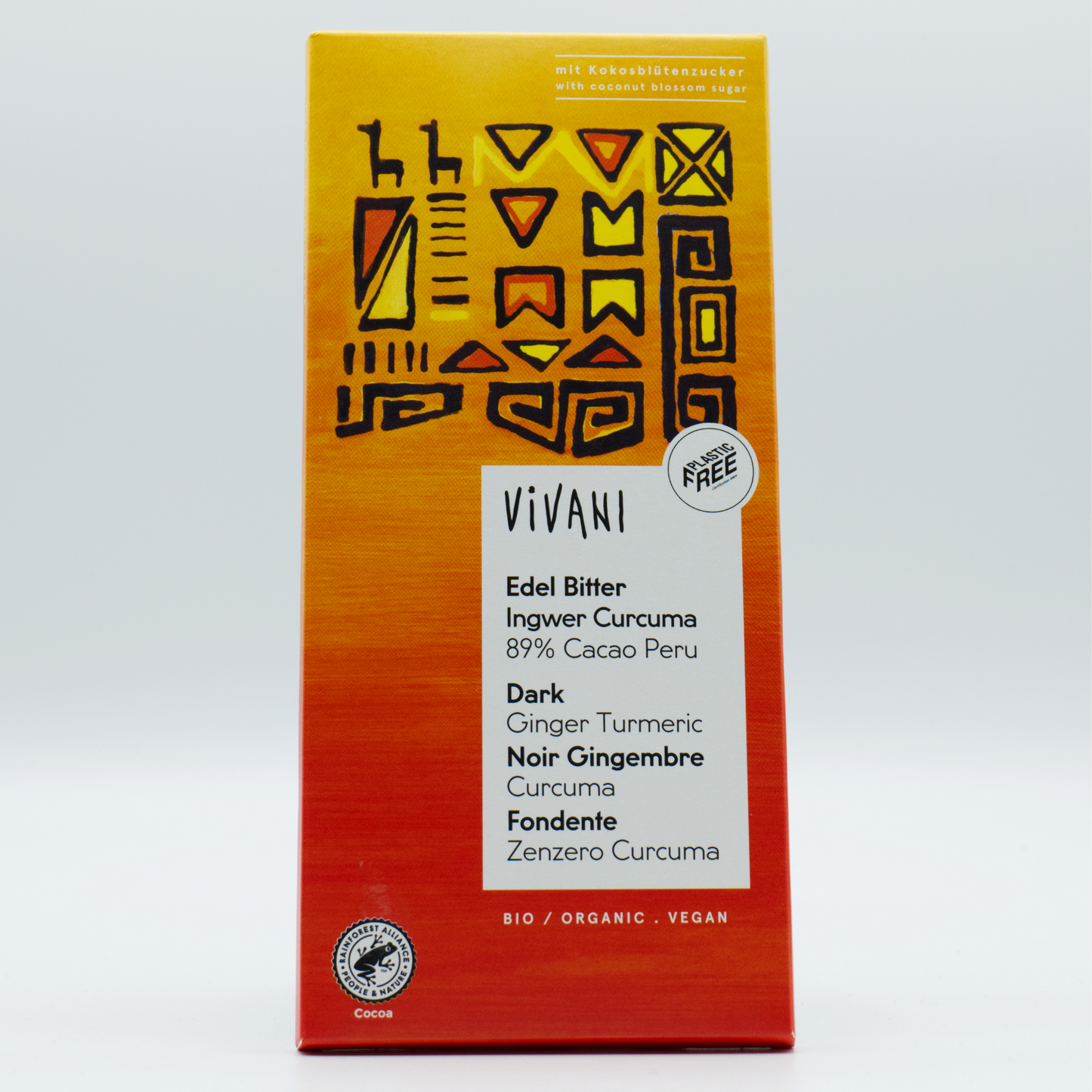Vivani Edel Bitter Ingwer Curcuma 80g