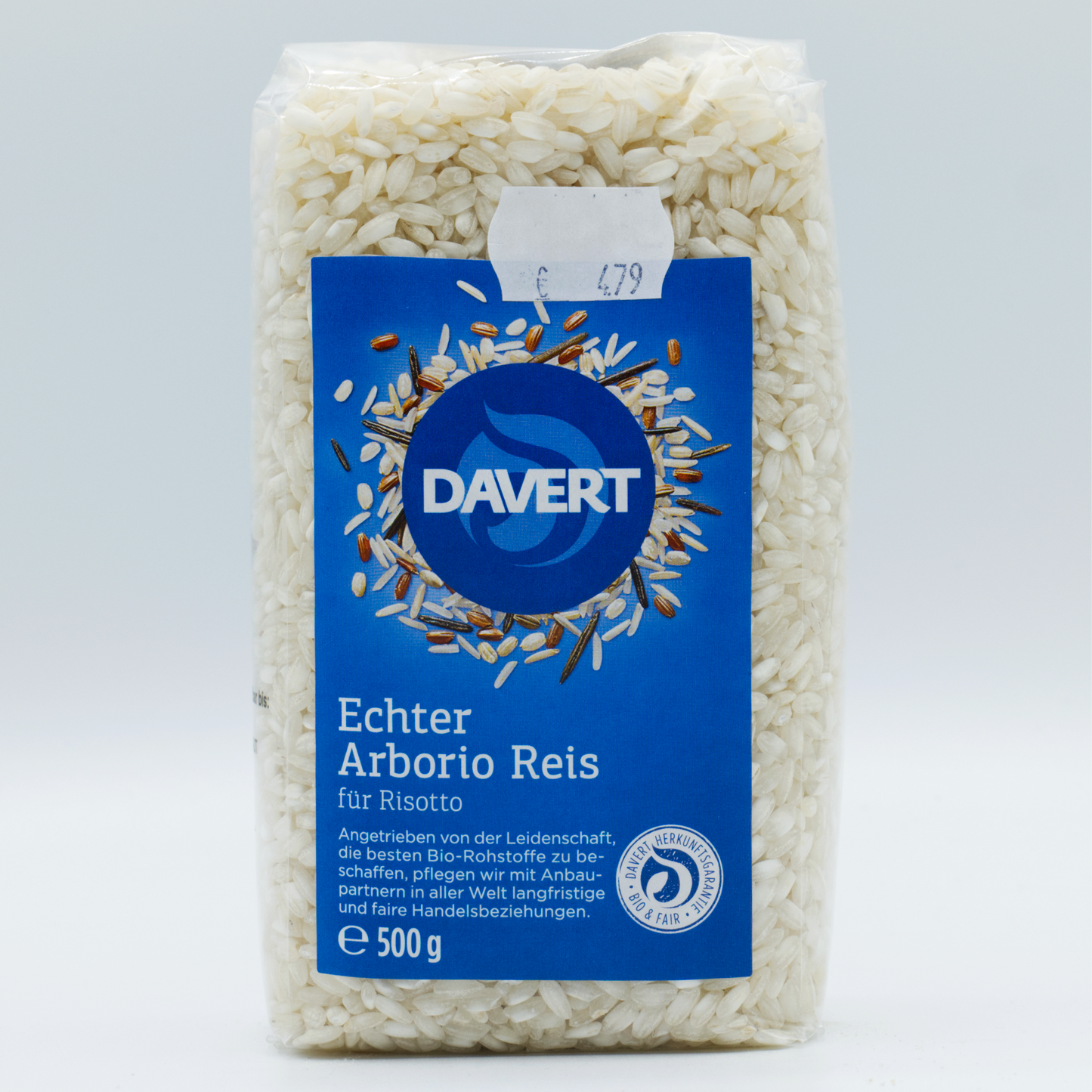 Davert Echter Arborio Reis 500 g