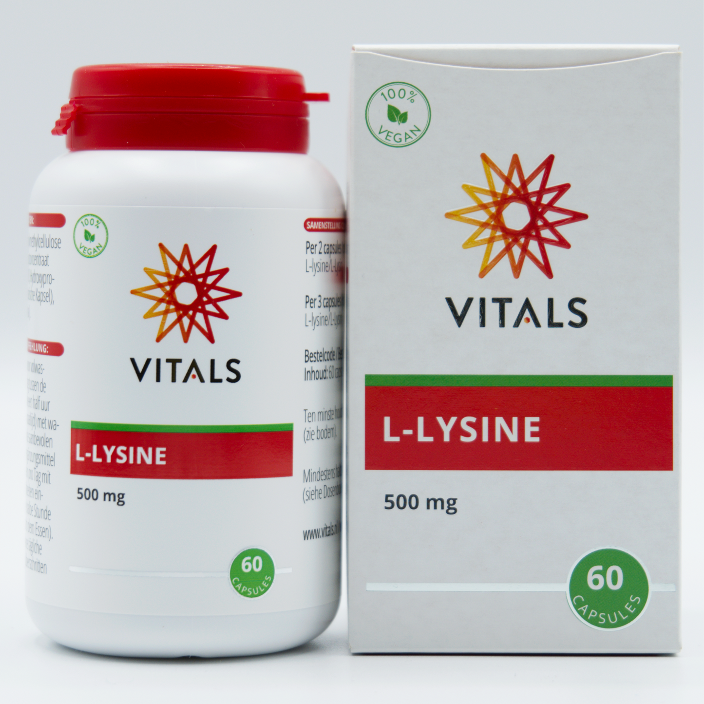 L-Lysin 500 mg, Vitals 60 Kaps.