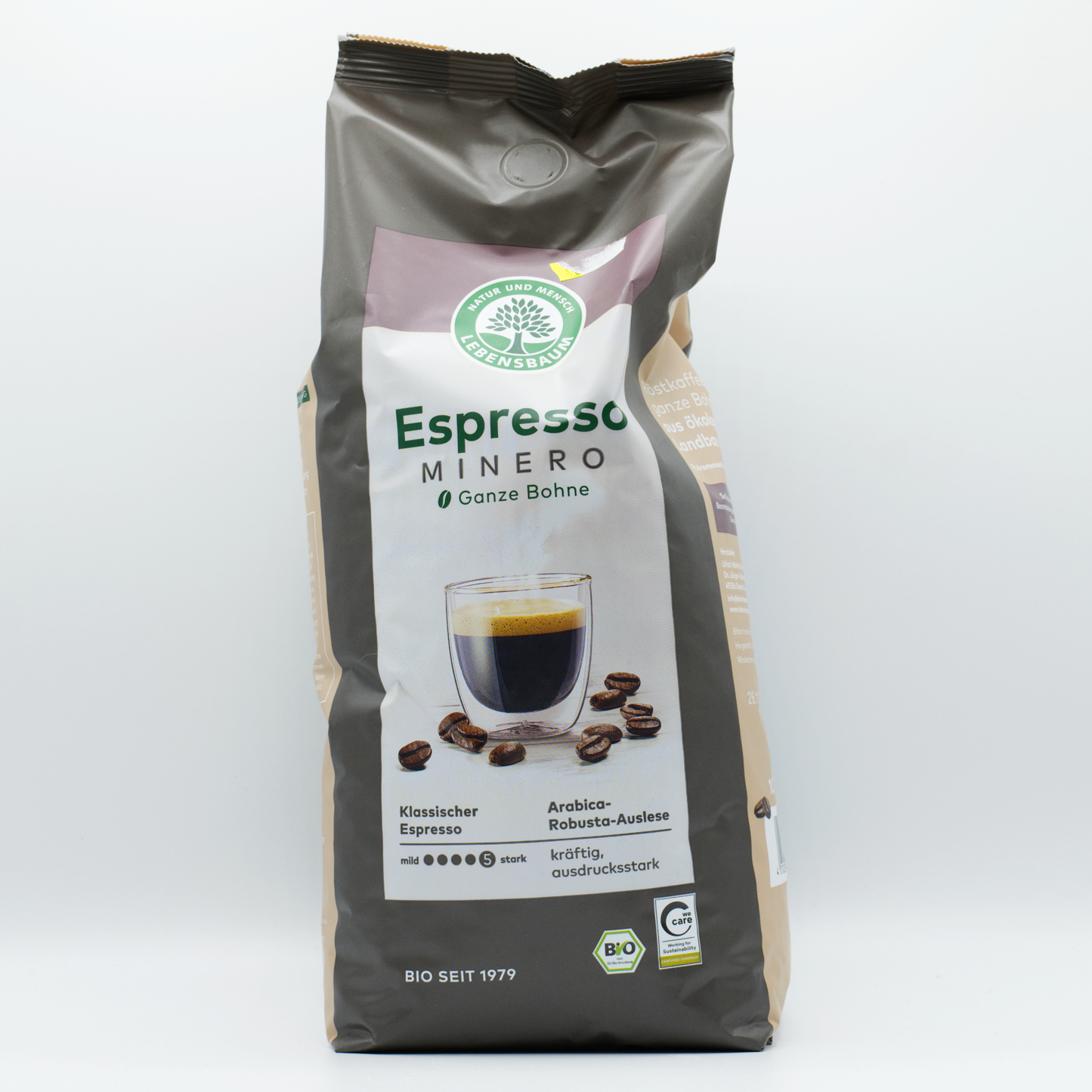 Espresso Minero Ganze Bohne, 1kg Lebensbaum