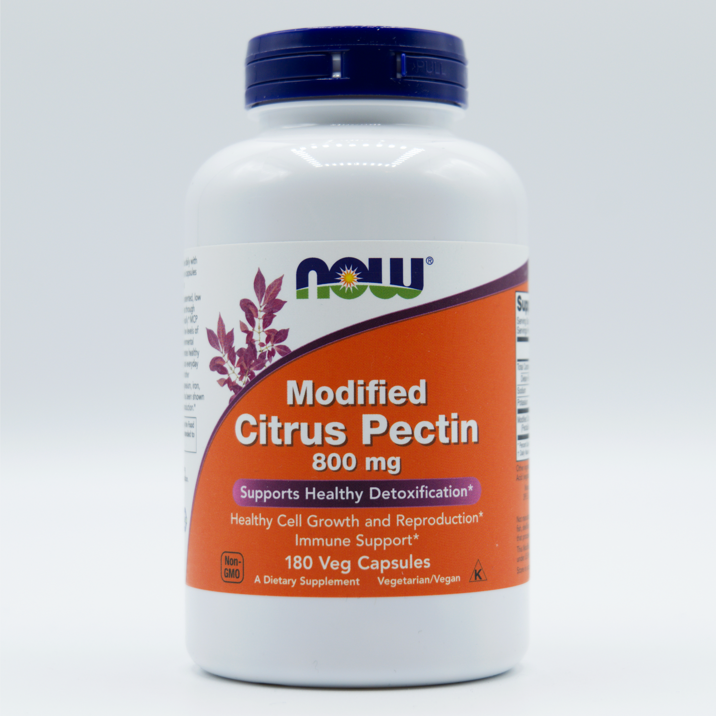 NOW Modified Citrus Pectin 180 vcapsules, 800 mg