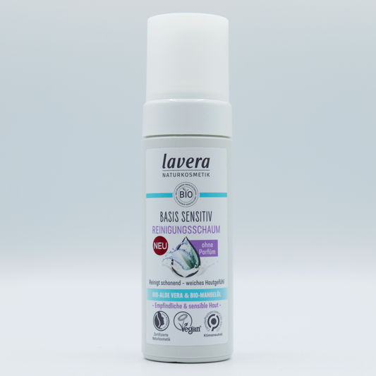 Gesichtspflege Reinigungsschaum von Lavera 150 ml.